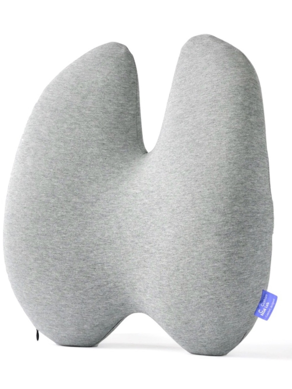 Cushion Lab Back Relief Lumbar Pillow “for office chair”. Grey Gray Home Sitting